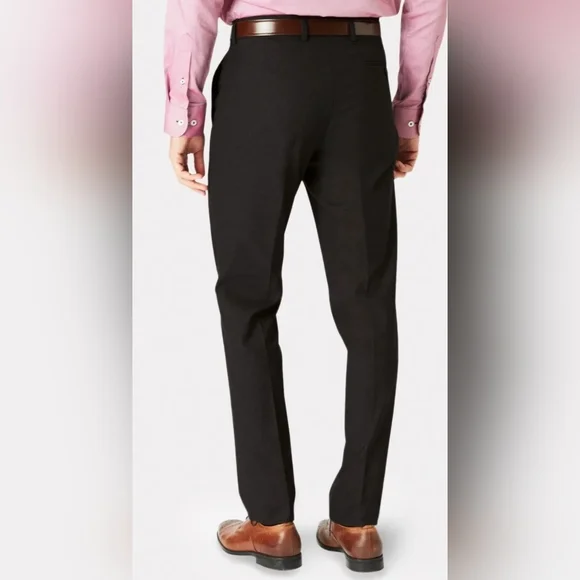 Brook Taverner Men's Monaco Charcoal Tailored Fit Trouser Size 34 Regular - Picture 2 of 3